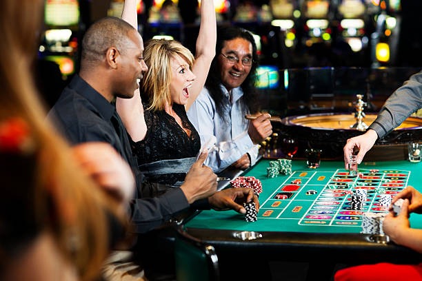 Live casino dealer table with multiple camera angles on olxtoto asia